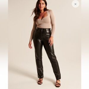Abercrombie leather pants